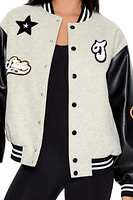 Miss Trouble Letterman Jacket