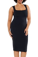 Plus Contour Sculpt Mini Tank Dress