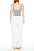 Fleece Toggle Cargo Sweatpants