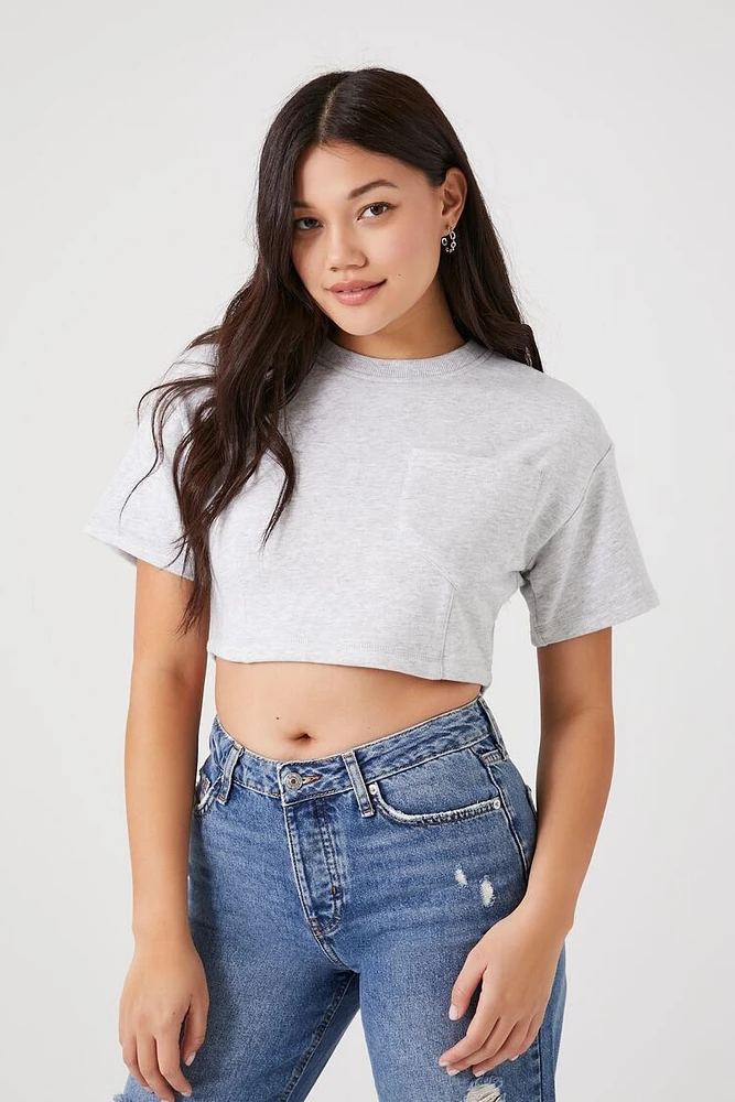 French Terry Cropped Tee