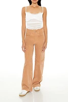 Corduroy High-Rise Pants