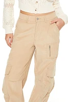 Corduroy Straight Cargo Pants