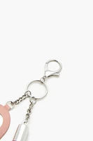 Mirror & Lip Gloss Keychain