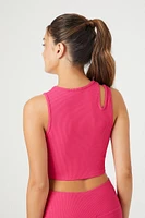 Cutout Longline Sports Bra