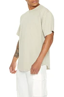 Curved-Hem Crew Tee