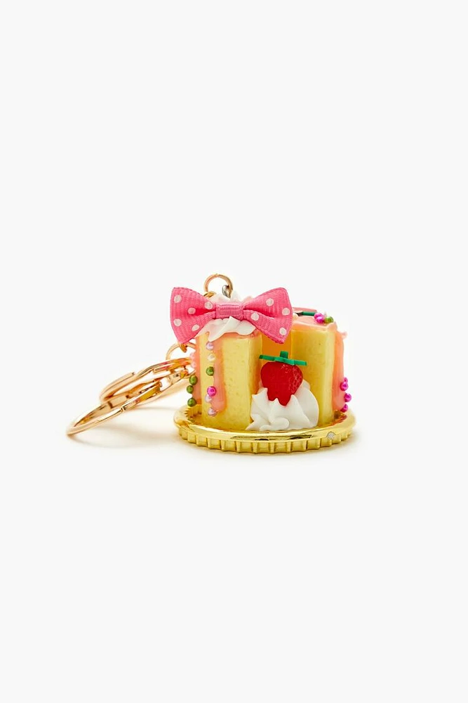 Strawberry Cake Keychain