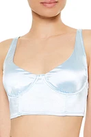 Satin Corset Bra