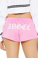 Striped 93 Angel Low-Rise Shorts