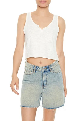 Cropped High-Low Tank Top