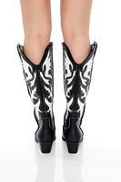 Two-Tone Cowboy Boots