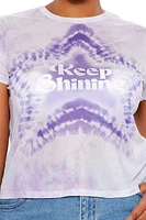 Plus Keep Shining Tie-Dye Tee