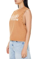 Studded Cowgirl Graphic Muscle Tee