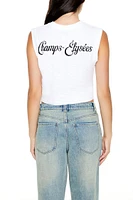 Champs-Elysees Cropped Muscle Tee