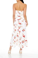 Handkerchief Floral Maxi Dress