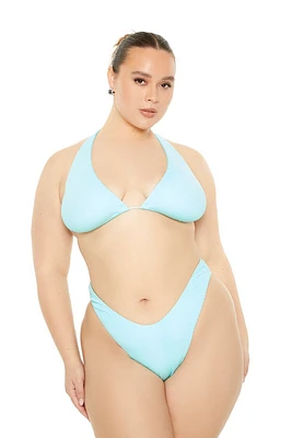 Plus Seamless High-Leg Bikini Bottoms