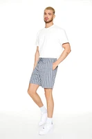 Striped Twill Shorts