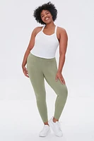 Plus Basic High-Rise Leggings