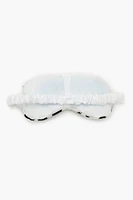 Plush Cow Print Sleep Mask