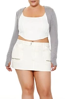 Plus Shrug Sweater