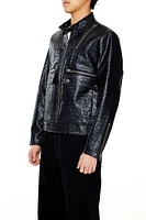 Basketwoven Trucker Jacket