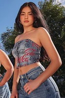 Coca-Cola Denim Tube Top