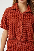 Textured Short-Sleeve Shirt