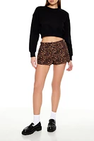 Leopard Print Shorts