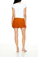 Corduroy Pleated Skort