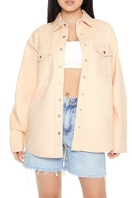 Denim Snap-Button Shirt