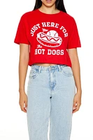 Just Here For the Hot Dogs Tee