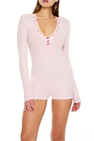 Rosette Pajama Romper