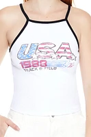 USA 1988 Graphic Ringer Cami