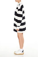 Striped Polo Shirt Dress