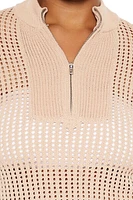 Plus Half-Zip Sweater