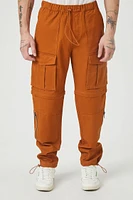 Twill Drawstring Cargo Joggers