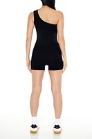 Seamless One-Shoulder Romper