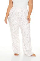 Plus Ditsy Floral Pajama Pants