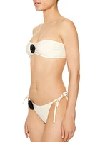 Rosette String Bikini Bottoms