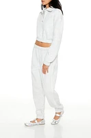 Piped-Trim Mid-Rise Sweatpants