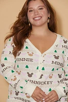 Plus Disney Mickey & Minnie Pajama Romper