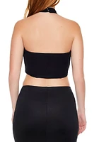 Crisscross Halter Crop Top