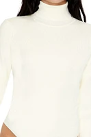 Sweater-Knit Cutout Bodysuit
