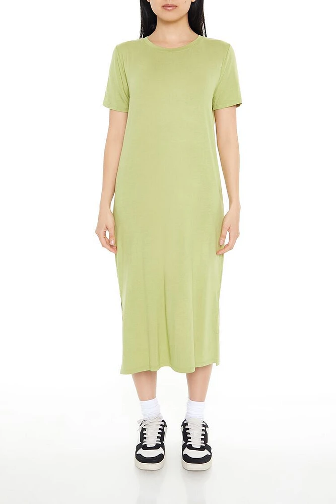 T-Shirt Midi Slit Dress