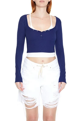 Layered Combo Crop Top