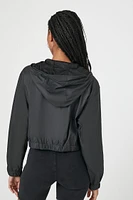 Hooded Snap-Button Jacket