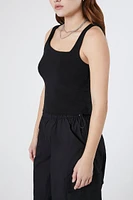 Ribbed Asymmetrical Tank Top