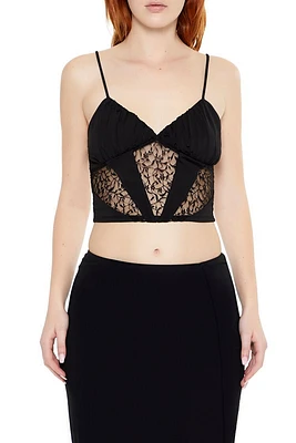 Lace Cropped Cami