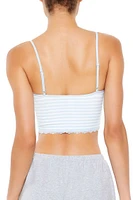 Seamless Striped Longline Bralette