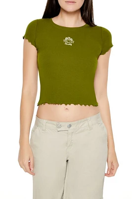 Embroidered Howdy Baby Tee