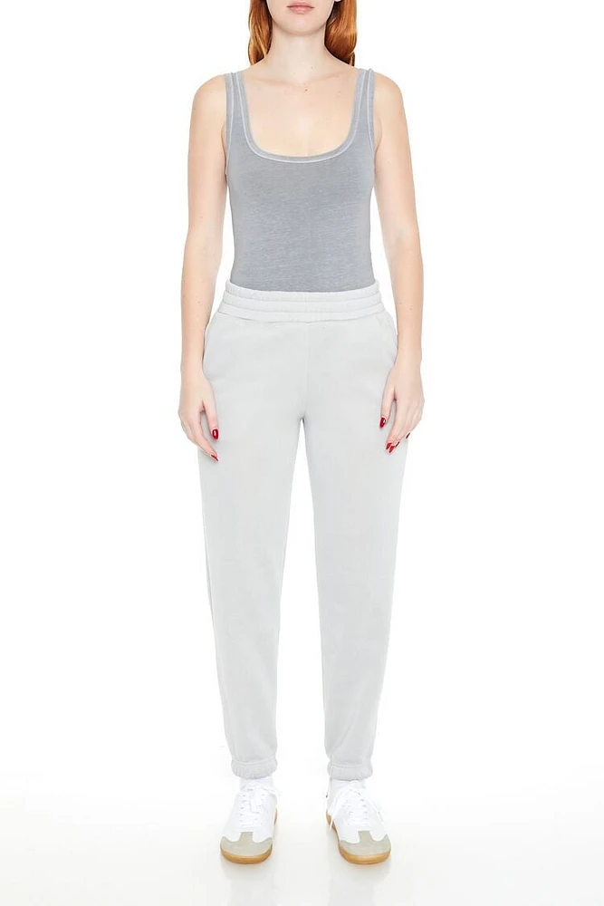 Fleece Mid-Rise Joggers